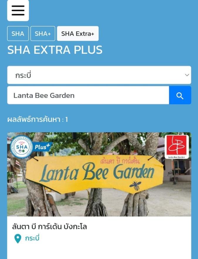 Lanta Bee Garden Bungalow Sha Extra Plus Ko Lanta Exteriör bild